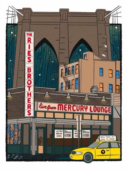 'Live from Mercury Lounge' NYC 07/17/2026 Show Poster