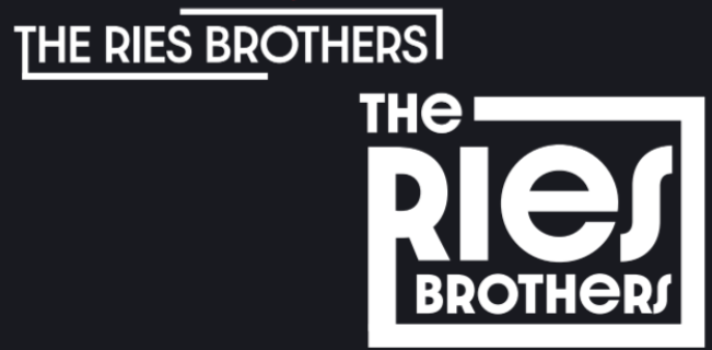 The Ries Brothers Glow Logo Tee – Black