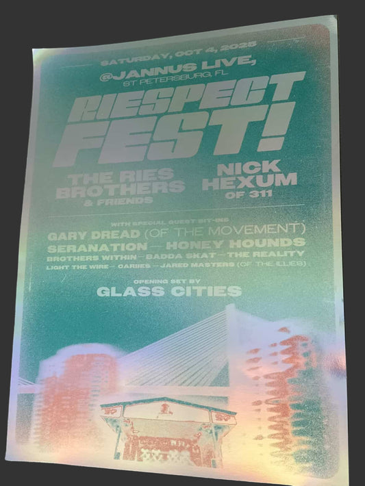 Riespect Fest 2025 – Limited Edition Foil Poster