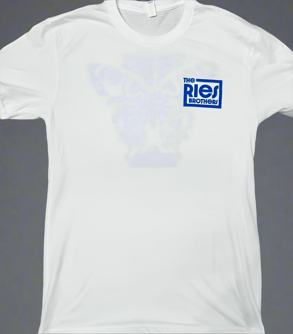 The Ries Brothers Butterfly Logo Tee - White
