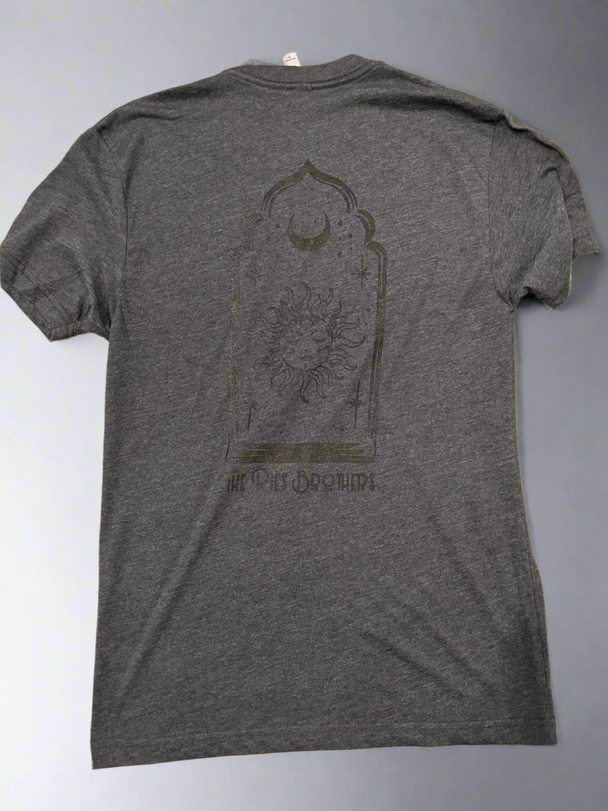 The Ries Brothers Moon & Sun Tee – Charcoal on Charcoal
