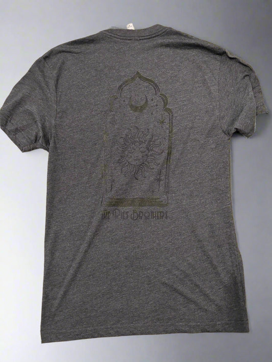 The Ries Brothers Moon & Sun Tee – Charcoal on Charcoal