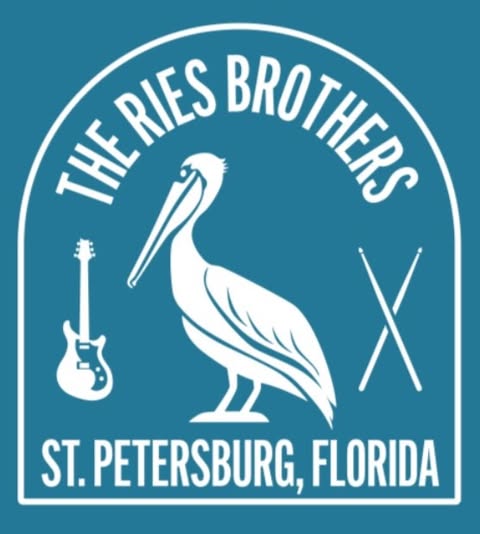 The Ries Brothers Pelican Tee – Teal