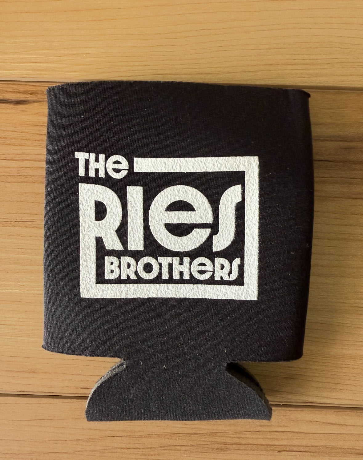The Ries Brothers Logo Koozie - Black