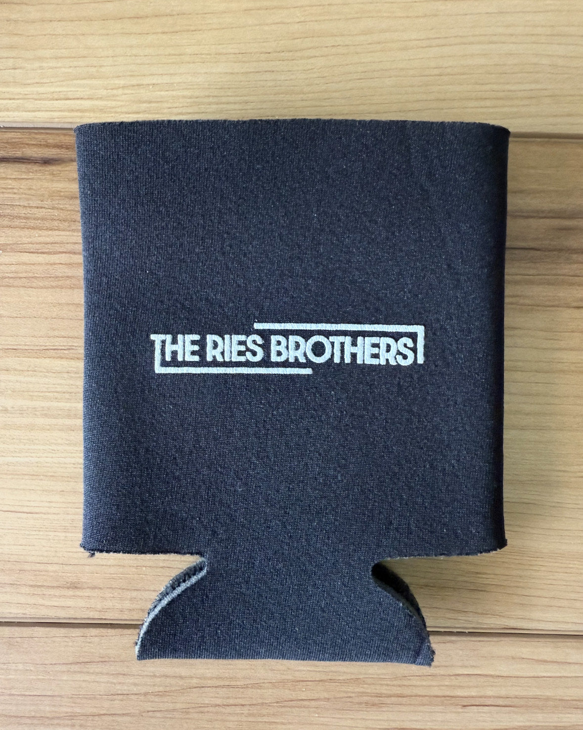 The Ries Brothers Logo Koozie - Black