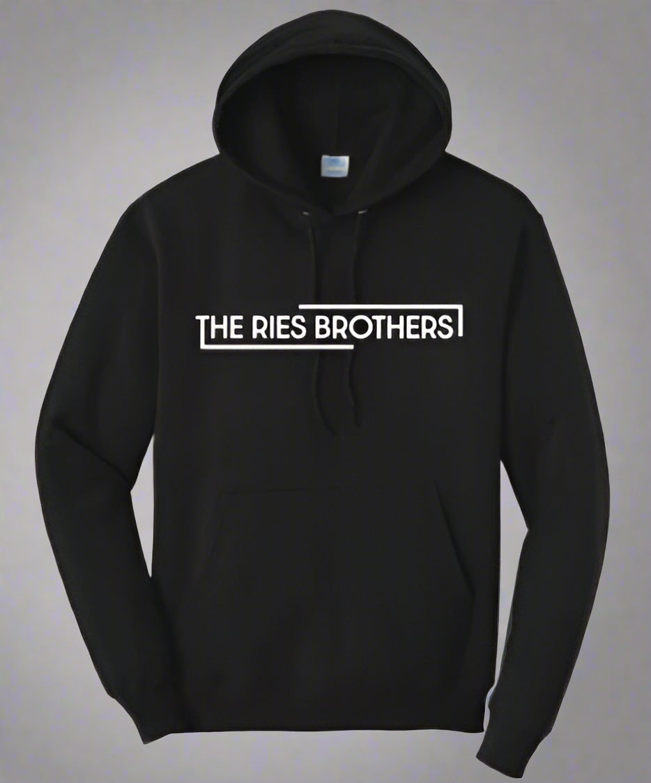 The Ries Brothers Butterfly Logo Hoodie – Black