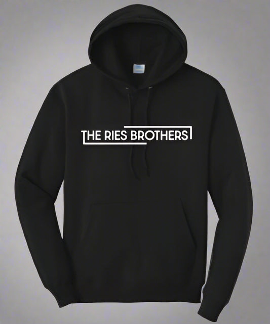 The Ries Brothers Butterfly Logo Hoodie – Black