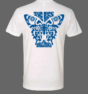 The Ries Brothers Butterfly Logo Tee - White