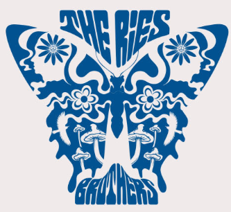 The Ries Brothers Butterfly Logo Tee - White