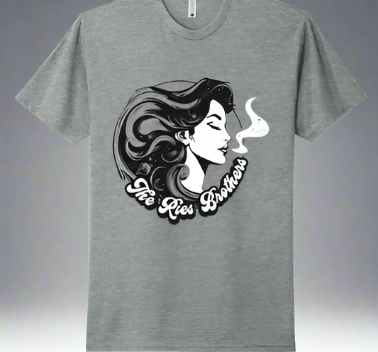 The Ries Brothers Cosmic Lady Tee - Heather Grey