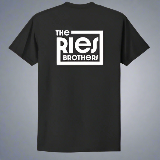 The Ries Brothers Glow Logo Tee – Black