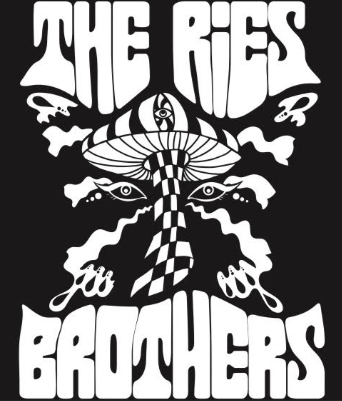 The Ries Brothers Mushroom Logo Tee – Black