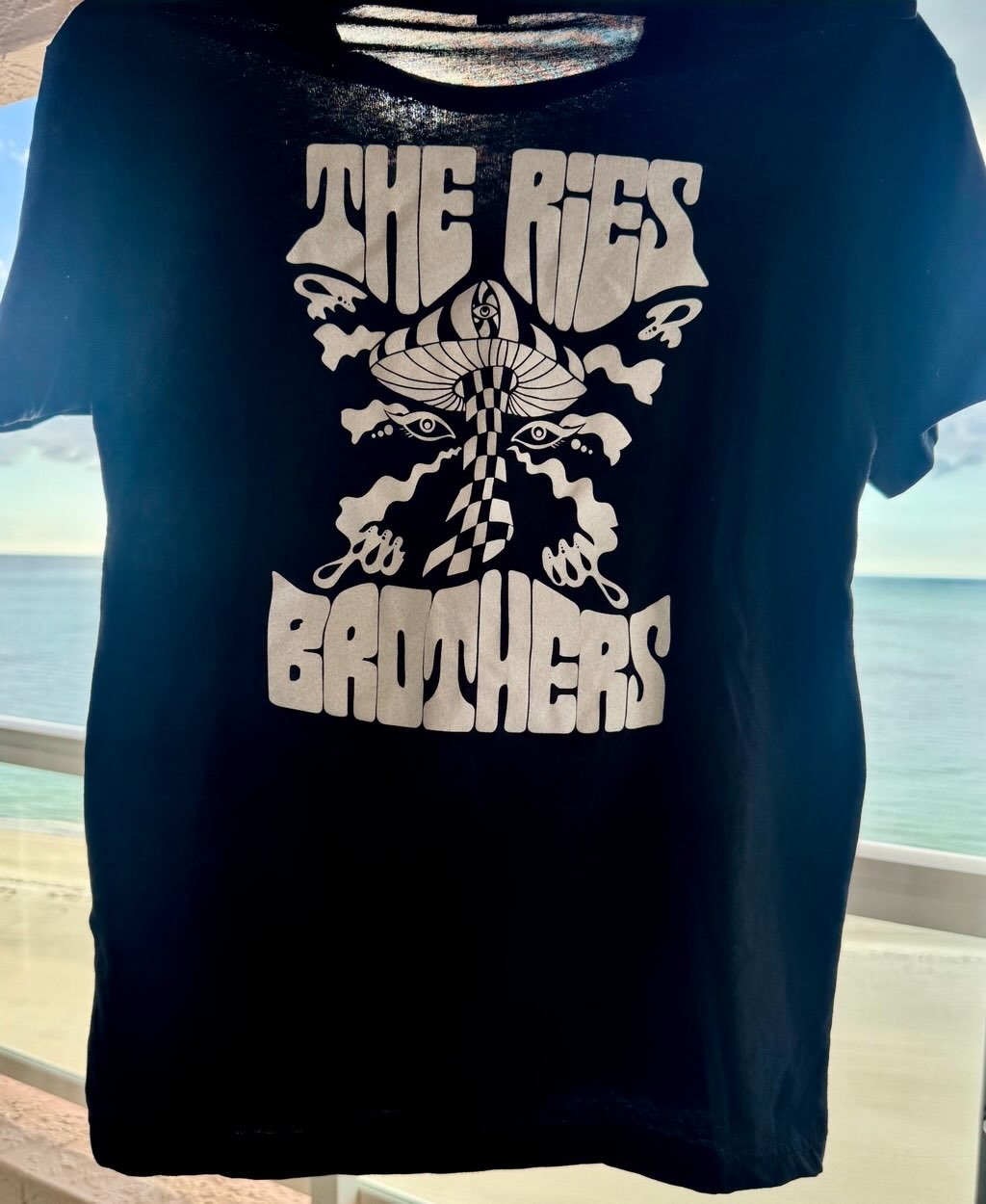The Ries Brothers Mushroom Logo Tee – Black
